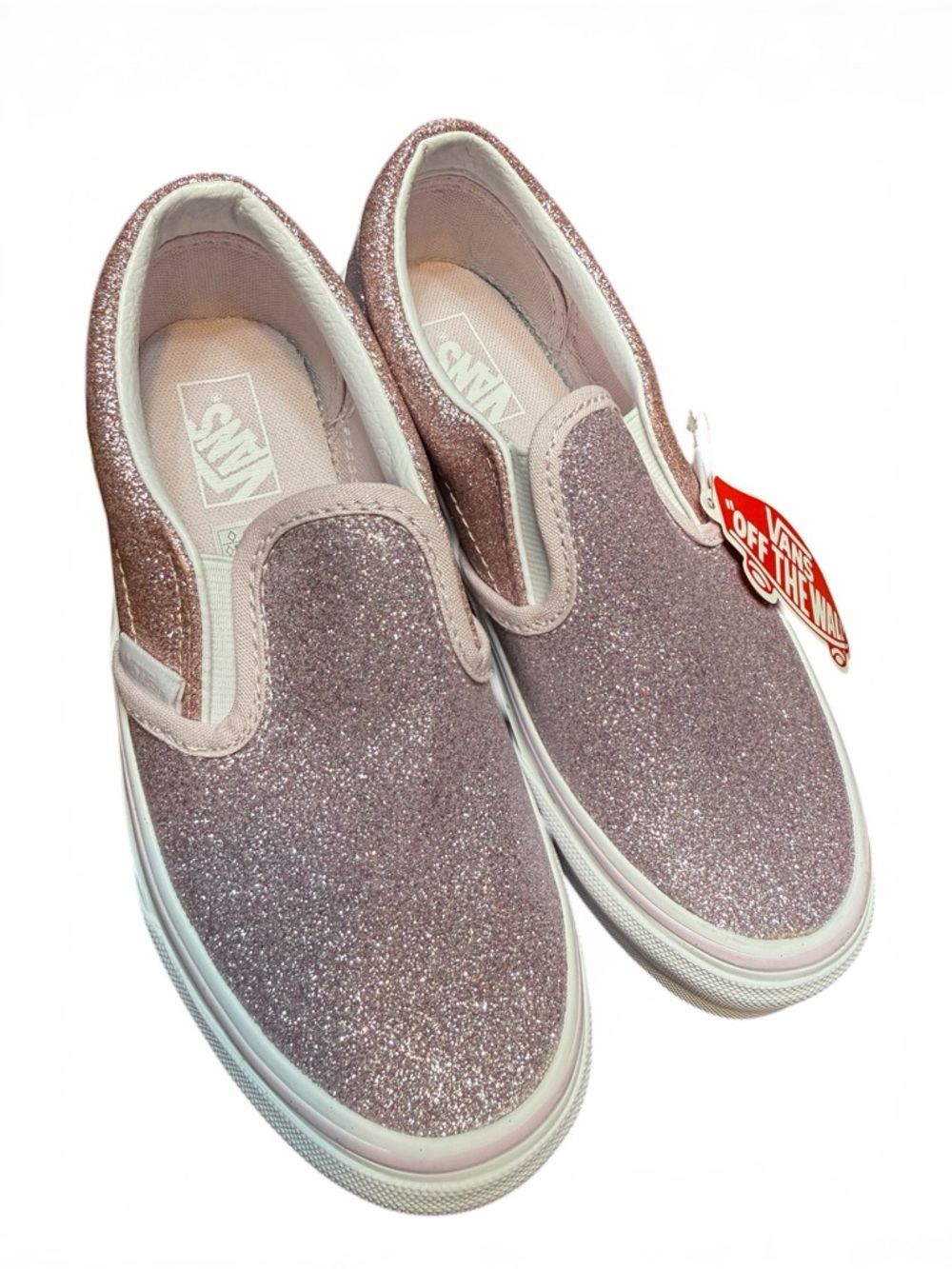Vans Kids Glitter Slip-On Sneakers - Rose Pink